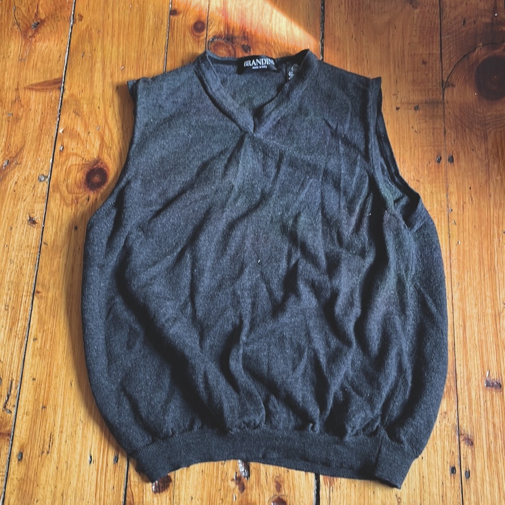 Simple Gray Sweater Vest